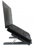 Black Adjustable Five Level Ergonomic Laptop Stand - Homeroots - Flyclothing LLC