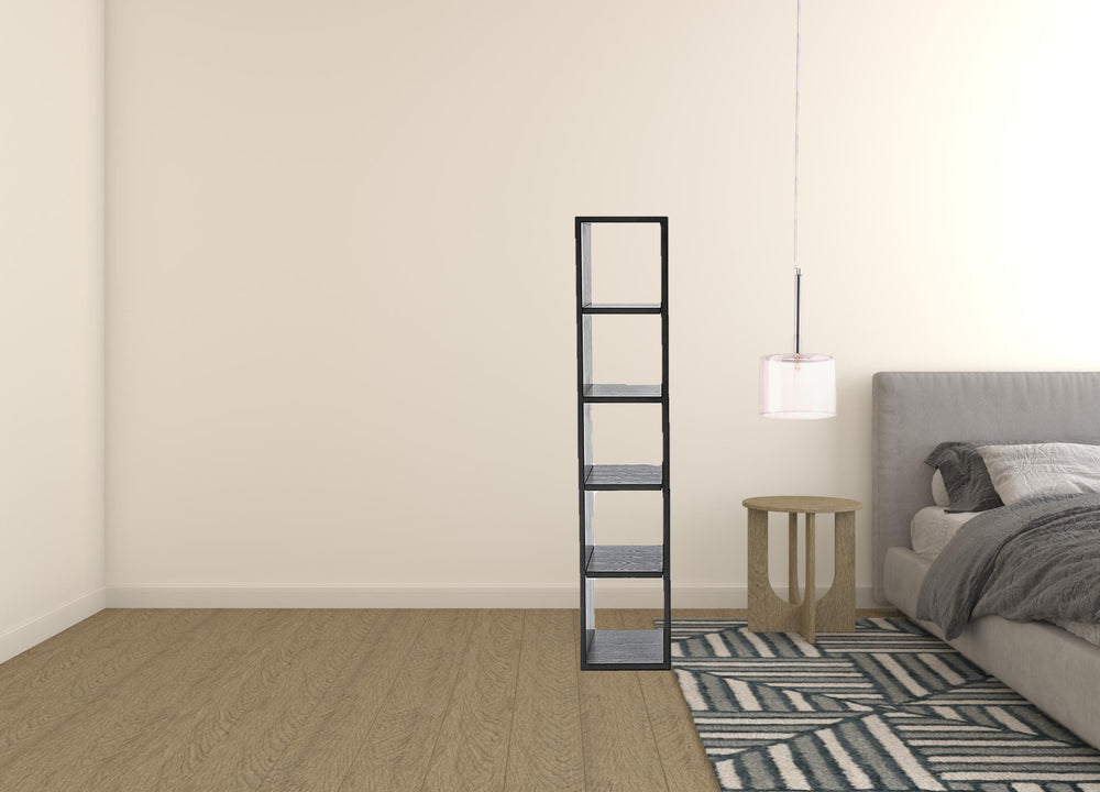 35" Grey Manufactured Wood Five Drawer Chest - Homeroots