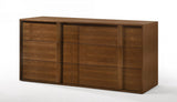 65" Walnut Solid Wood Six Drawer Double Dresser - Homeroots - Flyclothing LLC