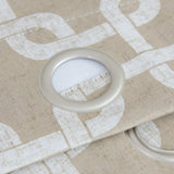 84” Sand Interlock Pattern Window Curtain Panel - Homeroots - Flyclothing LLC