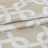 84” Sand Interlock Pattern Window Curtain Panel - Homeroots - Flyclothing LLC