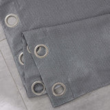 Set of Two 84" Silver Metallic Textured Window Panels - Homeroots - Flyclothing LLC