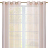 Set of Two 84" Blush Solid Modern Window Panels - Homeroots - Flyclothing LLC