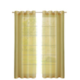Set of Two 84" Gold Solid Modern Window Panels - Homeroots - Flyclothing LLC