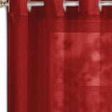Set of Two 84" Red Solid Modern Window Panels - Homeroots - Flyclothing LLC