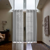 Set of Two 84" Silver Solid Modern Window Panels - Homeroots - Flyclothing LLC