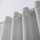 Set of Two 84" Silver Solid Modern Window Panels - Homeroots - Flyclothing LLC