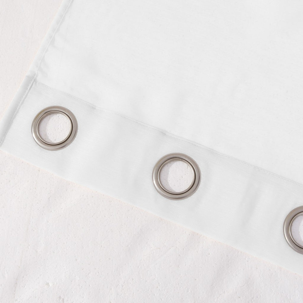 Set of Two 84" White Solid Modern Window Panels - Homeroots - Flyclothing LLC