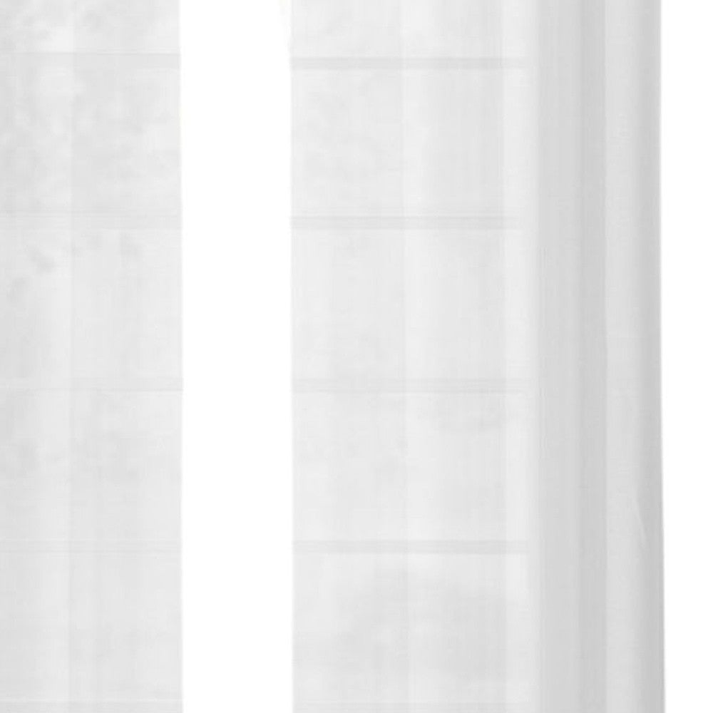 Set of Two 84" White Solid Modern Window Panels - Homeroots - Flyclothing LLC