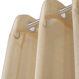 Set of Two 84" Tan Solid Modern Window Panels - Homeroots - Flyclothing LLC