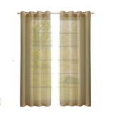 Set of Two 84" Tan Solid Modern Window Panels - Homeroots - Flyclothing LLC