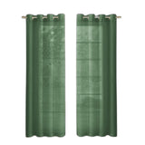 Set of Two 84" Sage Solid Modern Window Panels - Homeroots - Flyclothing LLC