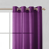 Set of Two 84" Purple Solid Modern Window Panels - Homeroots - Flyclothing LLC