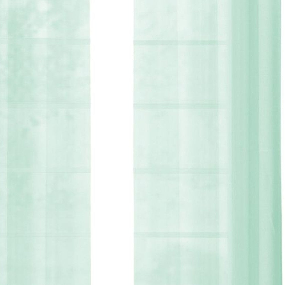 Set of Two 84" Aqua Solid Modern Window Panels - Homeroots - Flyclothing LLC