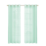 Set of Two 84" Aqua Solid Modern Window Panels - Homeroots - Flyclothing LLC