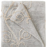 Set of Two 84" Beige Boho Embroidered Window Panels - Homeroots - Flyclothing LLC