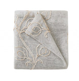 Set of Two 84" Beige Boho Embroidered Window Panels - Homeroots - Flyclothing LLC