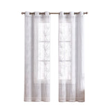 Set of Two 84" Blush Boho Embroidered Window Panels - Homeroots - Flyclothing LLC