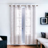 Set of Two 84" Blush Boho Embroidered Window Panels - Homeroots - Flyclothing LLC