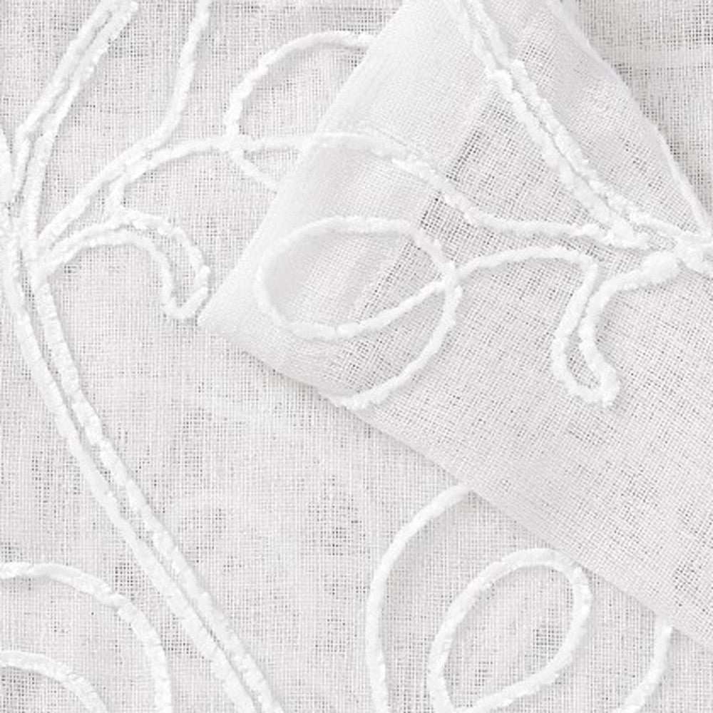 Set of Two 84" Blush Boho Embroidered Window Panels - Homeroots - Flyclothing LLC