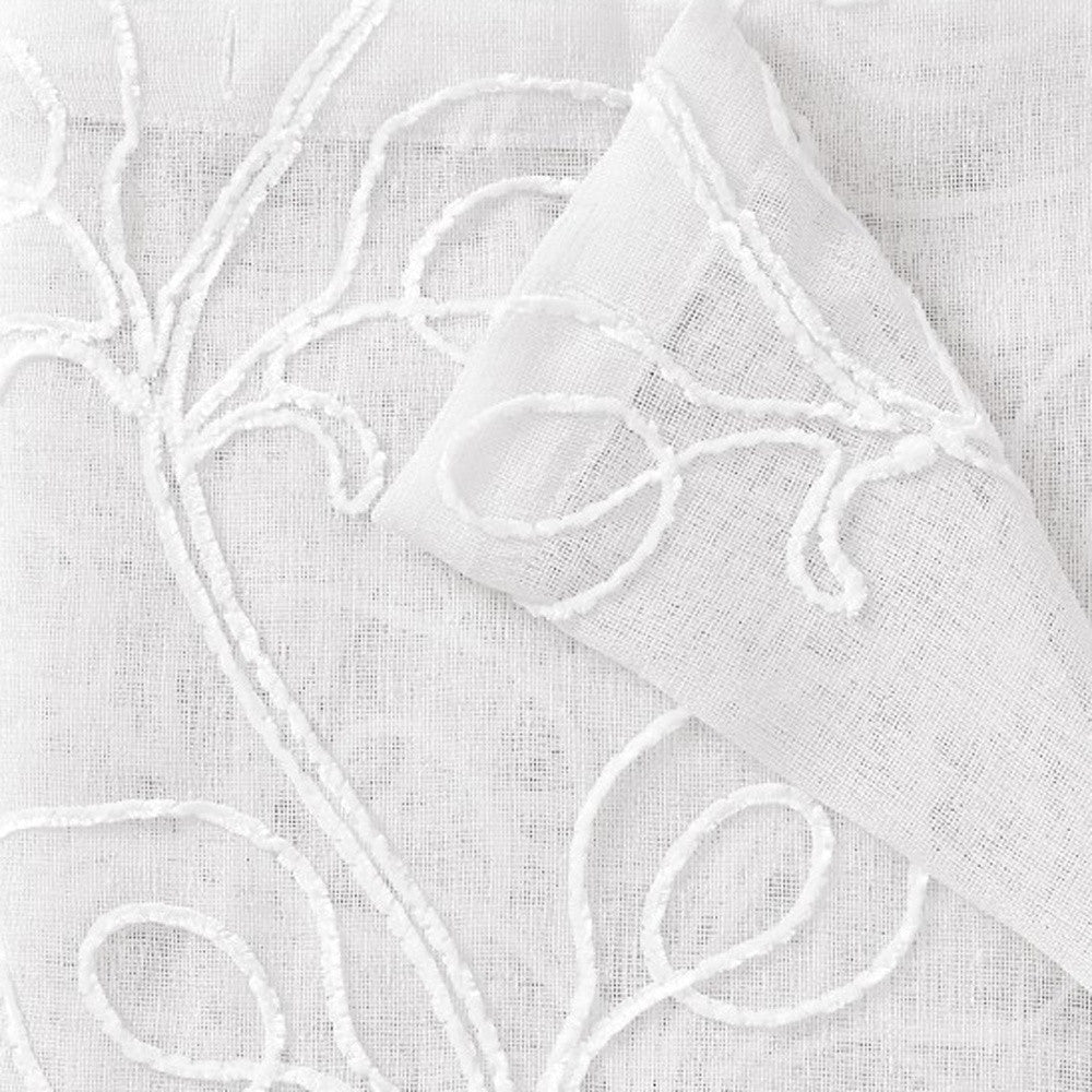 Set of Two 84" Blush Boho Embroidered Window Panels - Homeroots - Flyclothing LLC