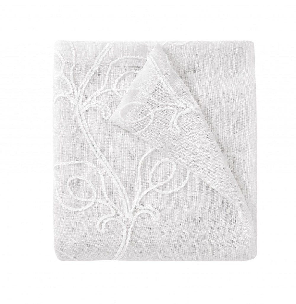 Set of Two 84" Blush Boho Embroidered Window Panels - Homeroots - Flyclothing LLC