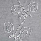 Set of Two 96" Silver Boho Embroidered Window Panels - Homeroots - Flyclothing LLC