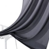 Set of Two 84" Black Ombre Shades Window Panels - Homeroots - Flyclothing LLC