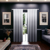 Set of Two 84" Black Ombre Shades Window Panels - Homeroots - Flyclothing LLC