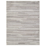 8' X 10' Gray Abstract Stain Resistant Indoor Outdoor Area Rug - Homeroots - Flyclothing LLC