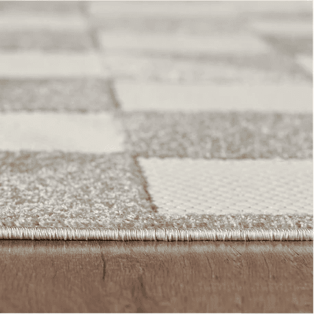 2' X 4' Gray Geometric Stain Resistant Indoor Outdoor Area Rug - Homeroots - Flyclothing LLC