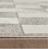 2' X 4' Gray Geometric Stain Resistant Indoor Outdoor Area Rug - Homeroots - Flyclothing LLC