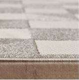 3' X 5' Gray Geometric Stain Resistant Indoor Outdoor Area Rug - Homeroots - Flyclothing LLC