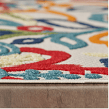 5’ X 7’ Multi Jacobean Floral Indoor Outdoor Area Rug - Homeroots - Flyclothing LLC