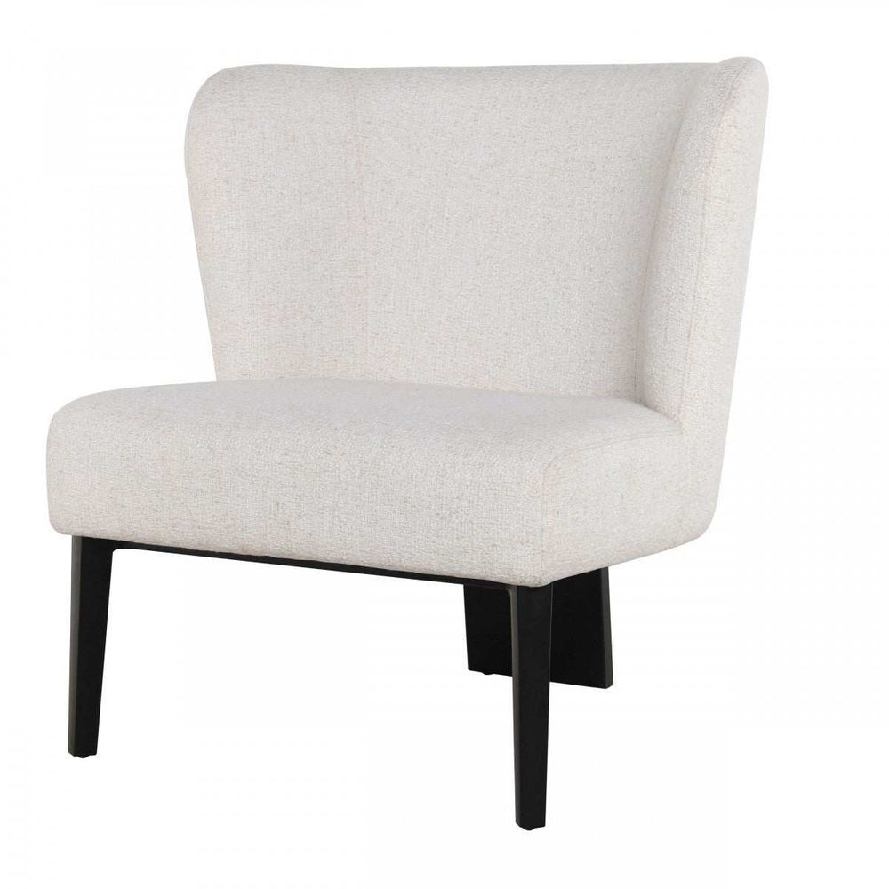 White Faux Leather Wingback Accent Chair - Homeroots - Flyclothing LLC