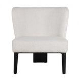White Faux Leather Wingback Accent Chair - Homeroots - Flyclothing LLC