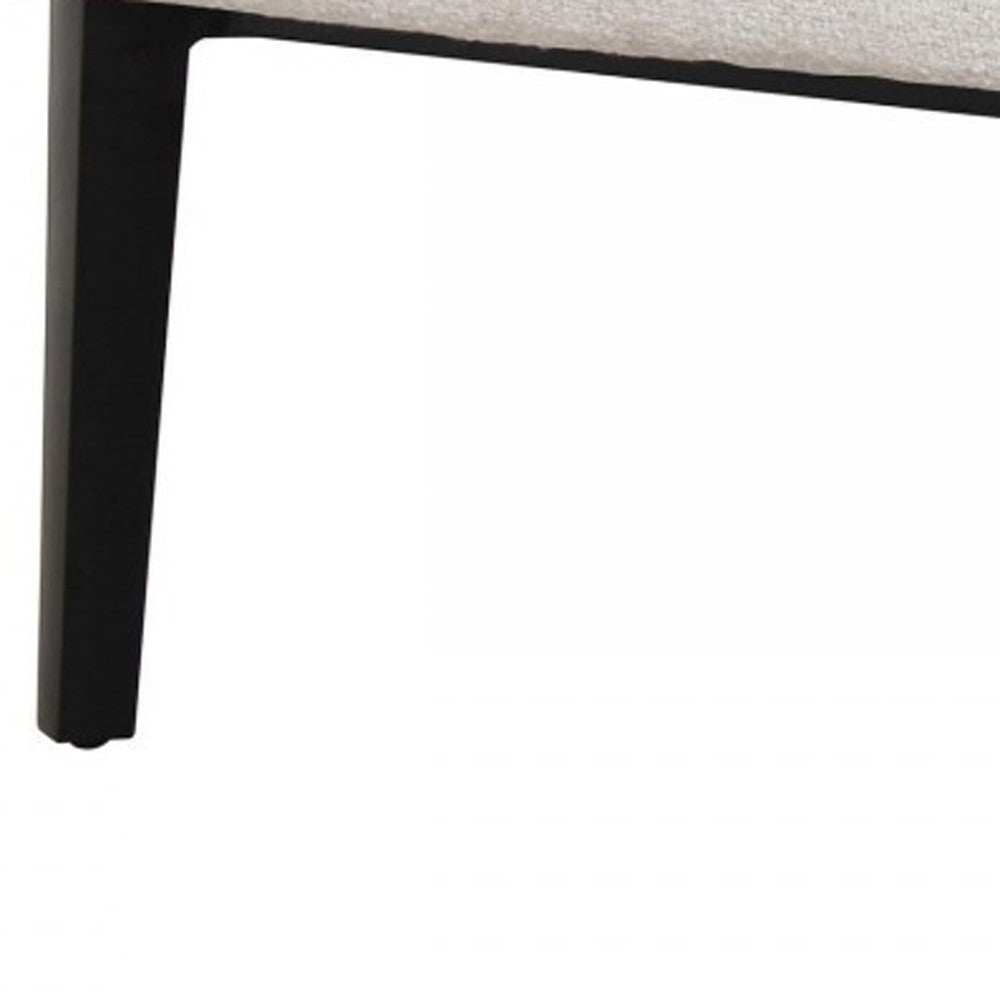 White Faux Leather Wingback Accent Chair - Homeroots - Flyclothing LLC