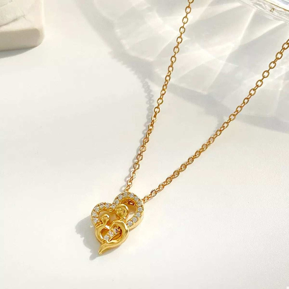 18K Gold-Plated Pendant Necklace - Trendsi - Flyclothing LLC