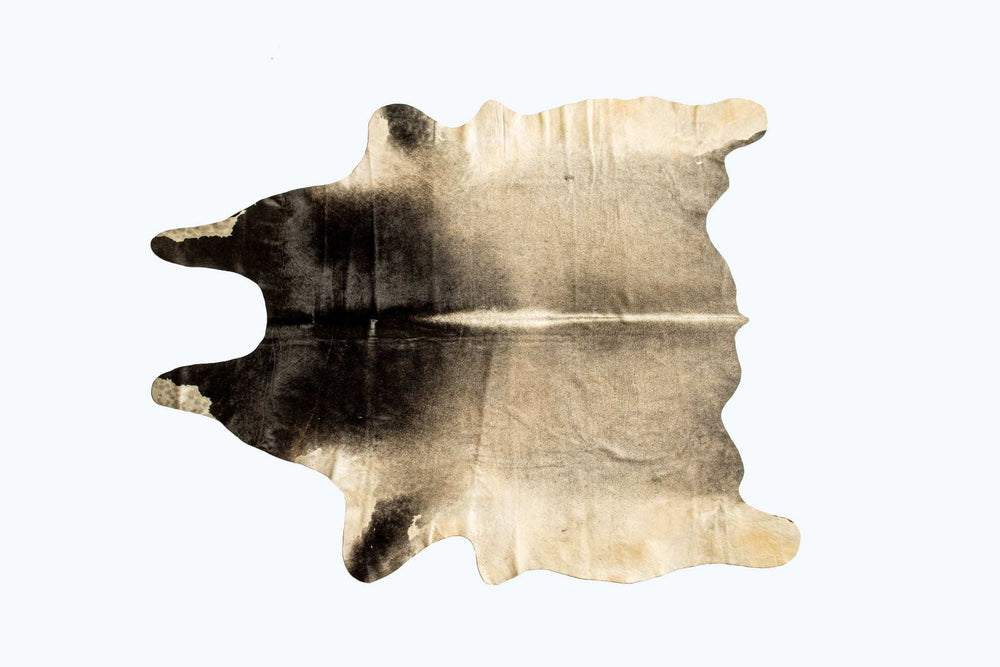 5' X 7' Grey Normande Cowhide Ombre Cowhide Handmade Area Rug - Homeroots - Flyclothing LLC