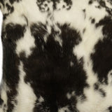 Set of Two 18" Black and White Rabbit Natural Fur Throw Pillow - Homeroots - Flyclothing LLC