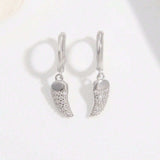 925 Sterling Silver Zircon Chili Shape Earrings - Trendsi - Flyclothing LLC