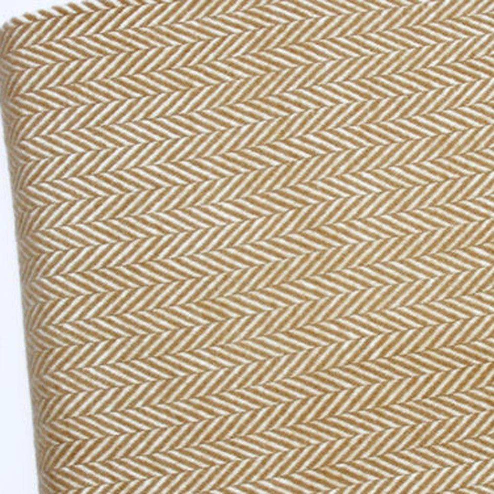 Copper and White Dreamy Soft Herringbone Throw Blanket - Homeroots - Flyclothing LLC