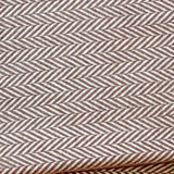 Brown and White Dreamy Soft Herringbone Throw Blanket - Homeroots - Flyclothing LLC