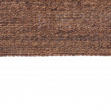 Brown Natural and Rustic Woven Banana Leaf Curved Queen Size Headboard - Homeroots - Flyclothing LLC