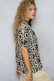 POL Openwork Short Sleeve Crochet Knit Top with Weave Knit Patterns - Trendsi - Flyclothing LLC
