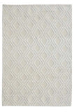8' X 11' Ivory Geometric Handmade Area Rug - Homeroots - Flyclothing LLC