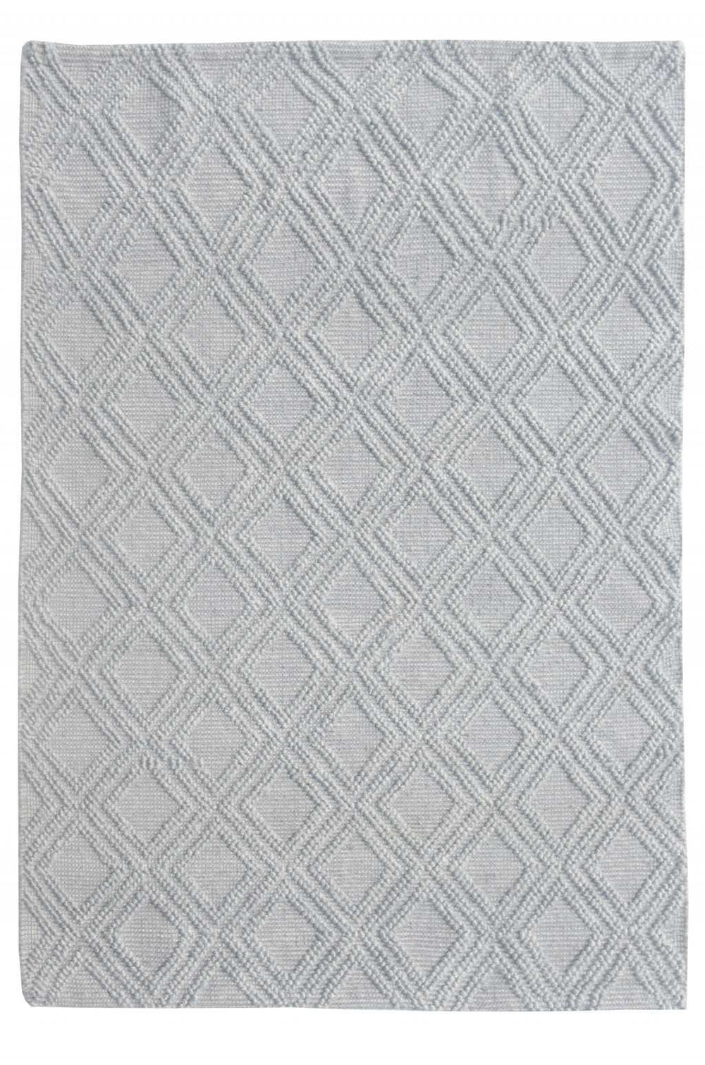 5' X 7' Gray Geometric Handmade Area Rug - Homeroots - Flyclothing LLC