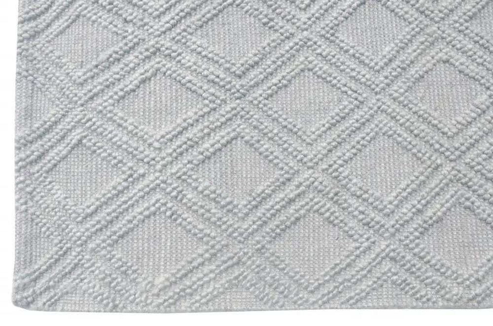 8' X 11' Gray Geometric Handmade Area Rug - Homeroots - Flyclothing LLC