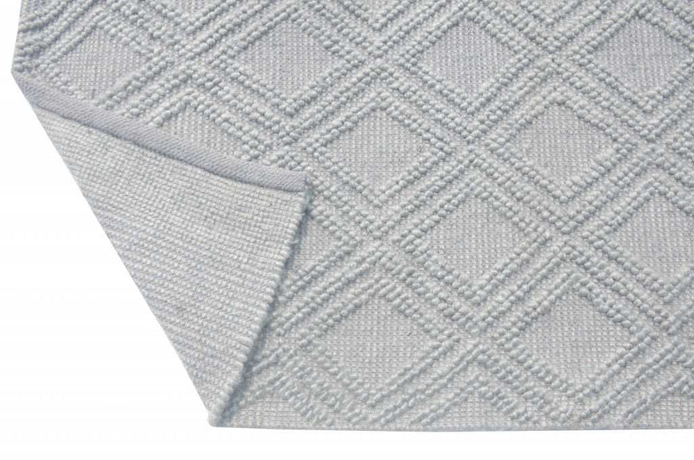 8' X 11' Gray Geometric Handmade Area Rug - Homeroots - Flyclothing LLC