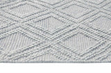 8' X 11' Gray Geometric Handmade Area Rug - Homeroots - Flyclothing LLC
